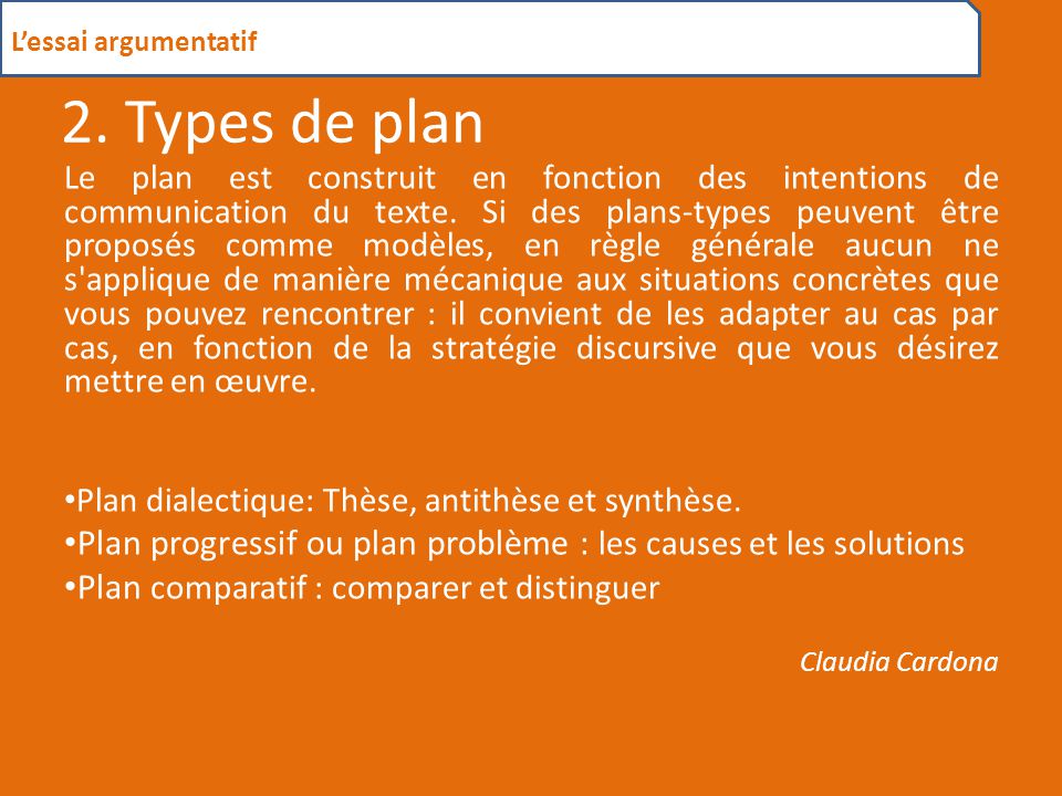 Comment faire dissertation plan dialectique